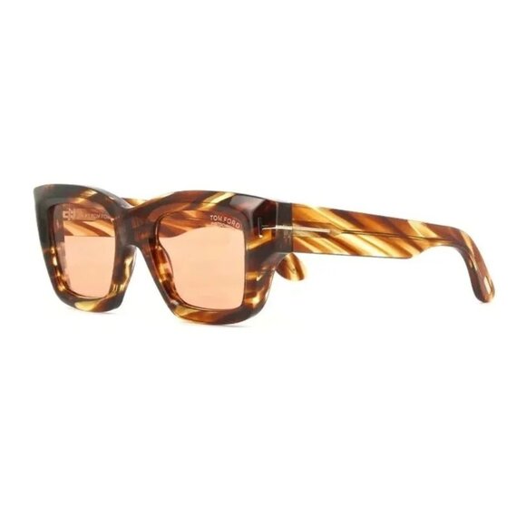 NEW TOM FORD SUNGLASSES HAVANA BROWN MEN EYEWEAR - Picture 1 of 3